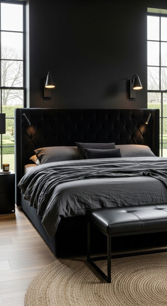 23 Black Luxury Bedroom Ideas That Redefine Glamorous Living