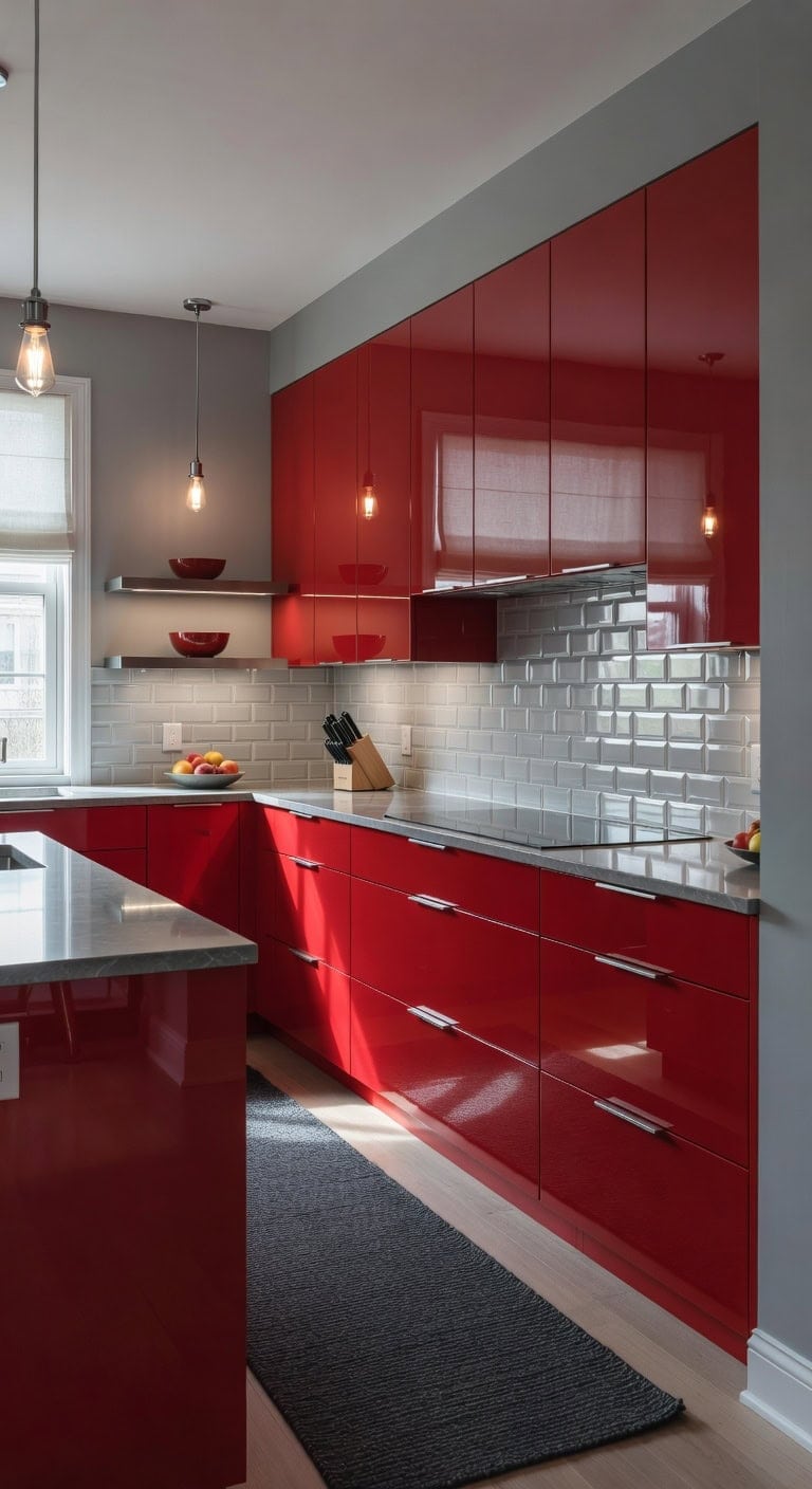 glossy dramatic grounded statement making