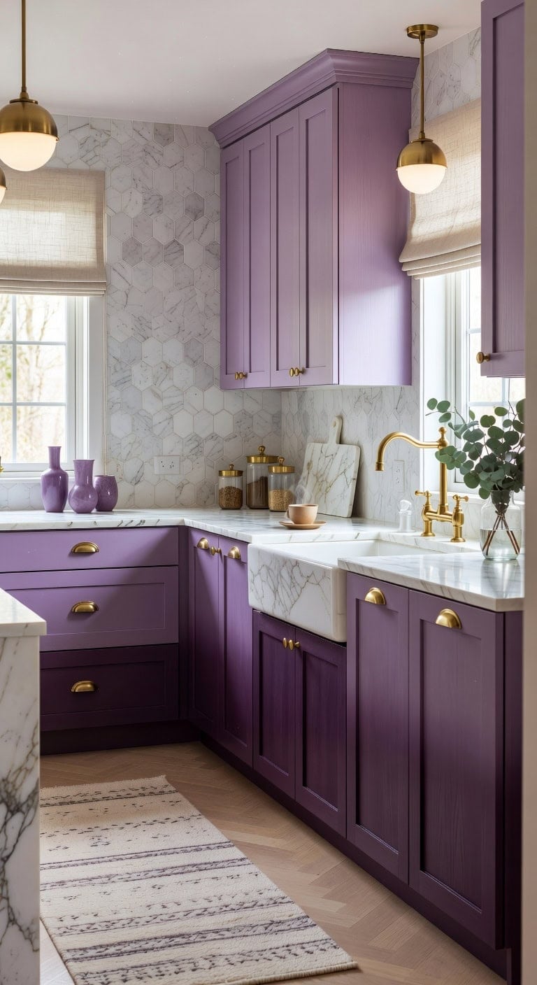 gradual ombr cabinet color transition