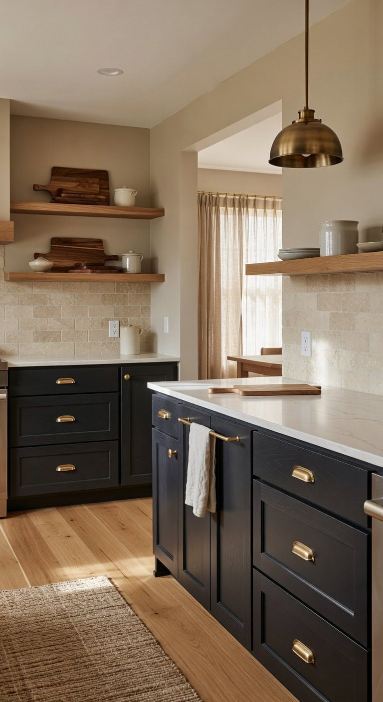 grounded and inviting kitchen design