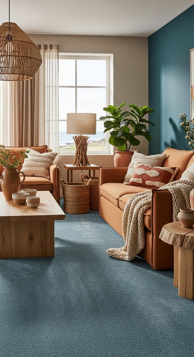 grounded coastal sophistication with organic textures