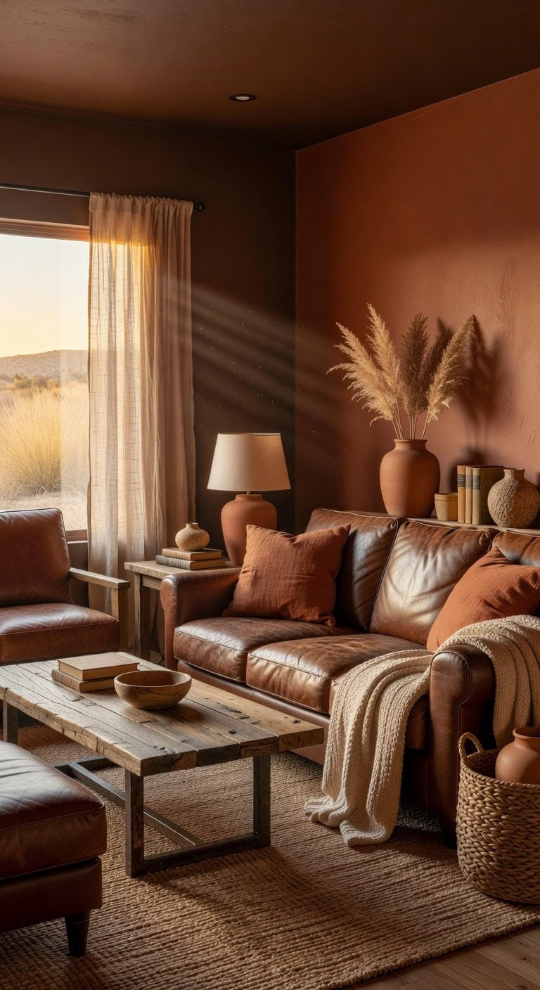 grounded earthy layered inviting