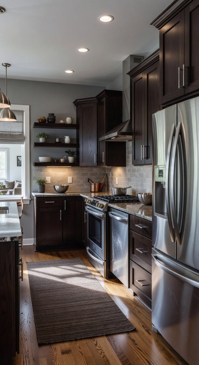 grounded modern kitchen design