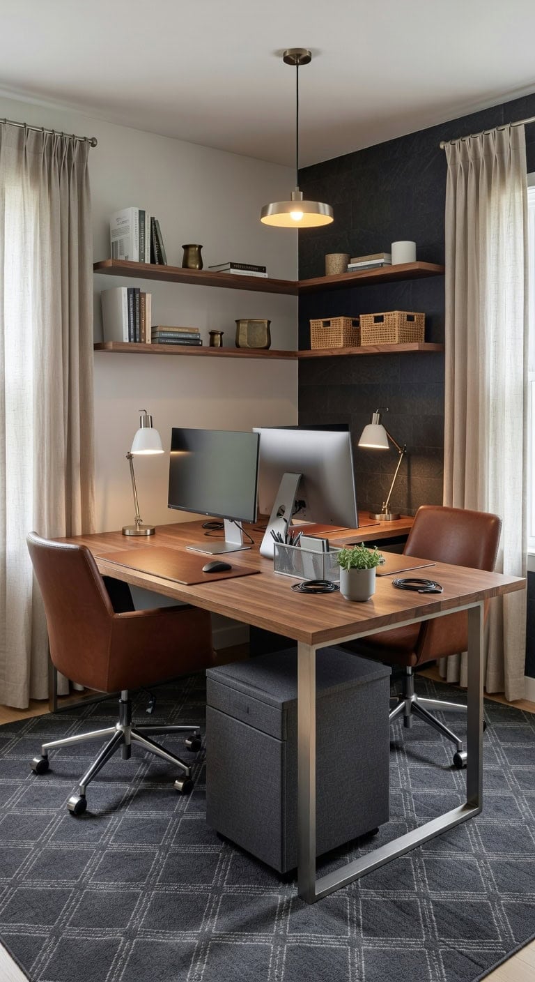 harmonious dual remote workspaces