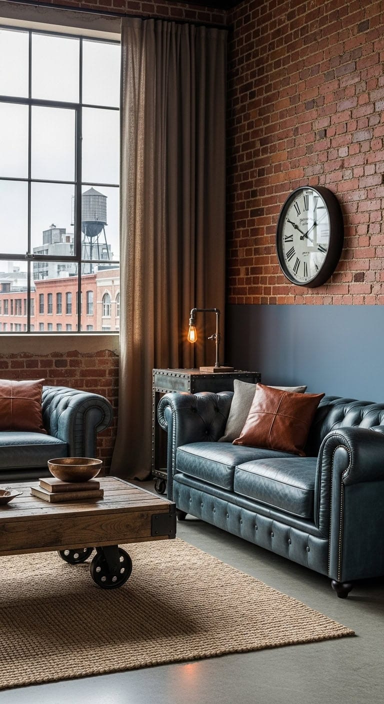 industrial chic living space