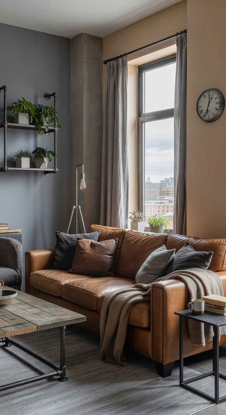 industrial refined cozy comfort