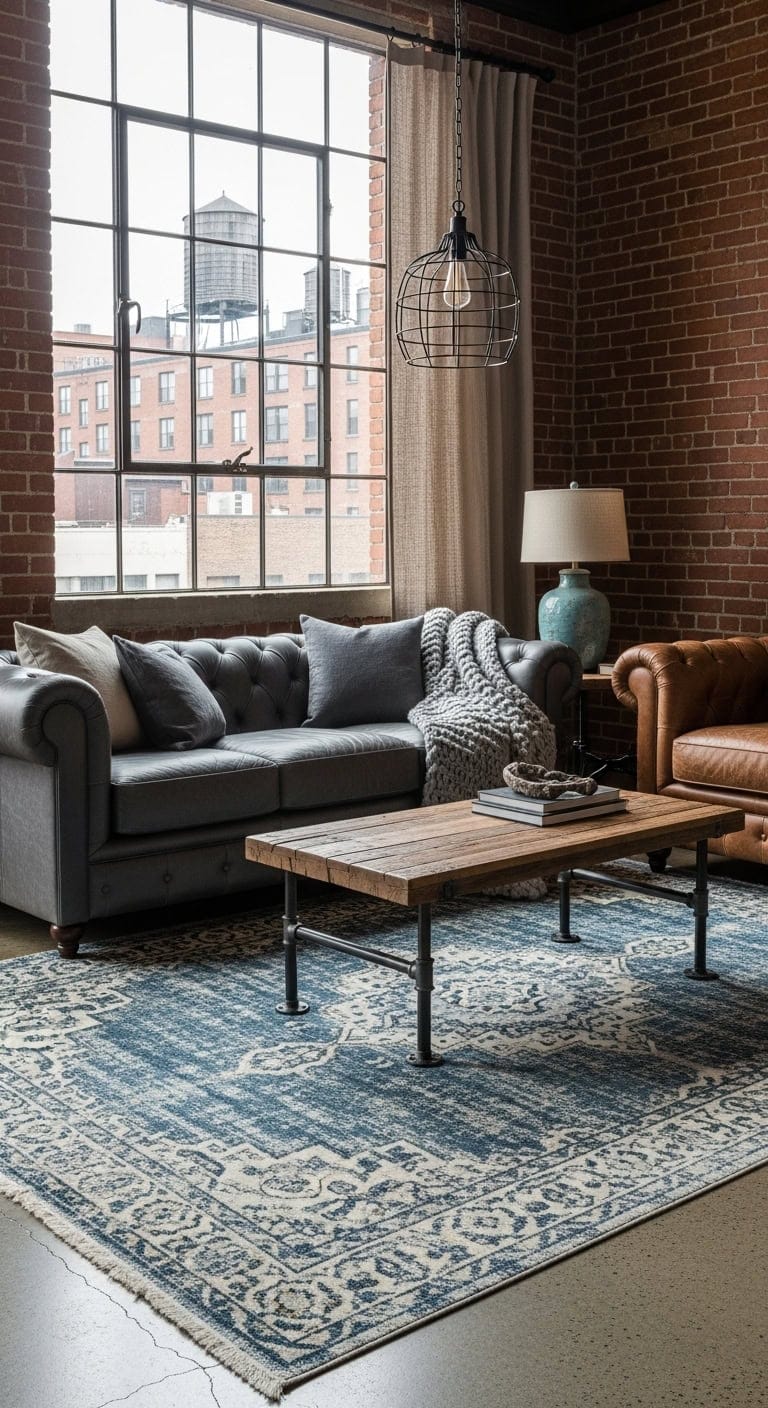 industrial rustic softness brick charm