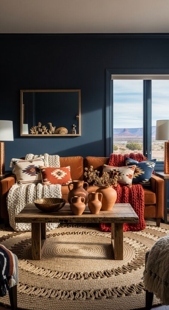 23 Dark Blue Living Room Ideas That Feel Bold and Intimate