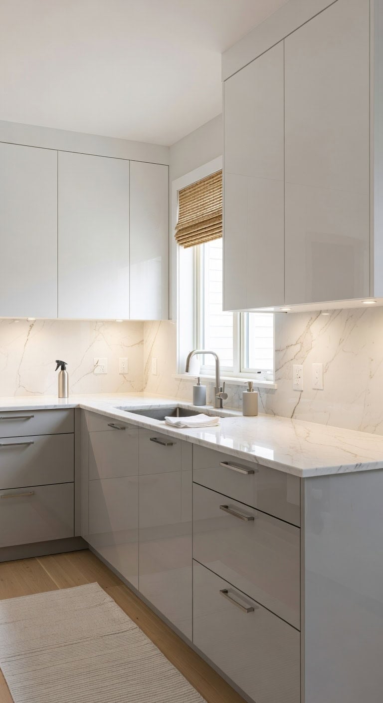 keeping acrylic cabinets spotless and streak free