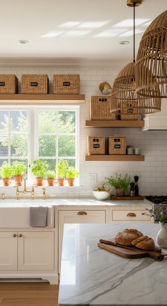 23 Kitchen Shelves Instead of Cabinets Designs That Ditch the Doors