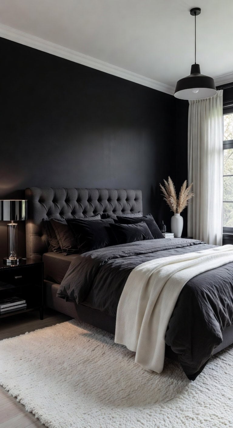 layered black white and texture