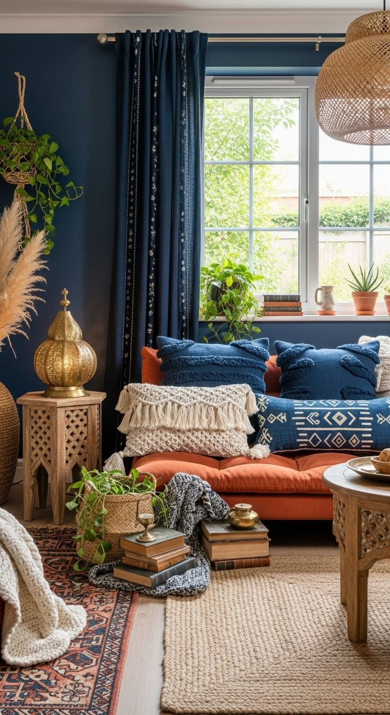 layered textured global inspired bohemian