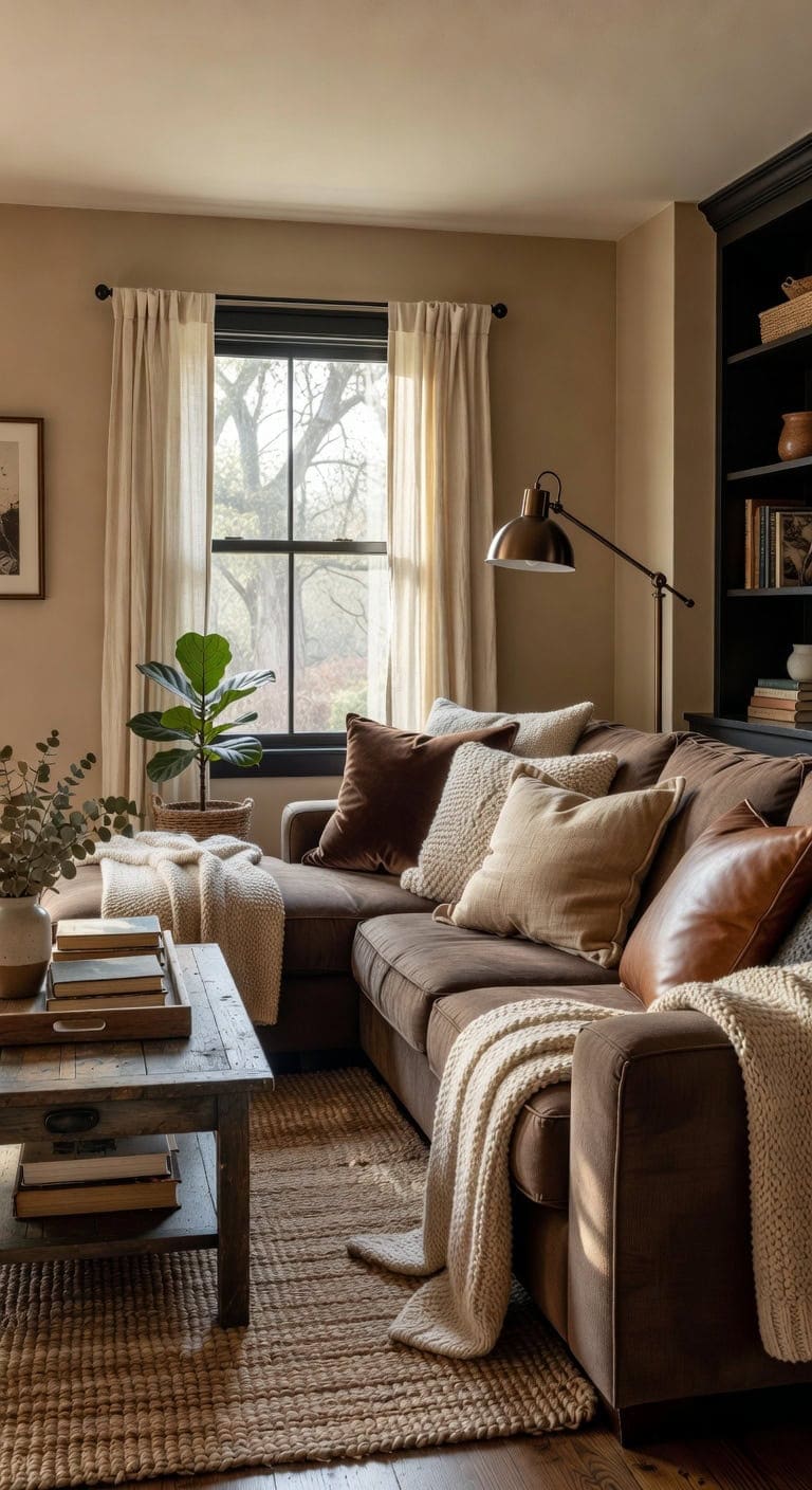 layered textures collected cozy ambiance