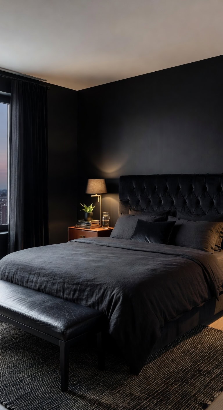 layered textures create dimensional black