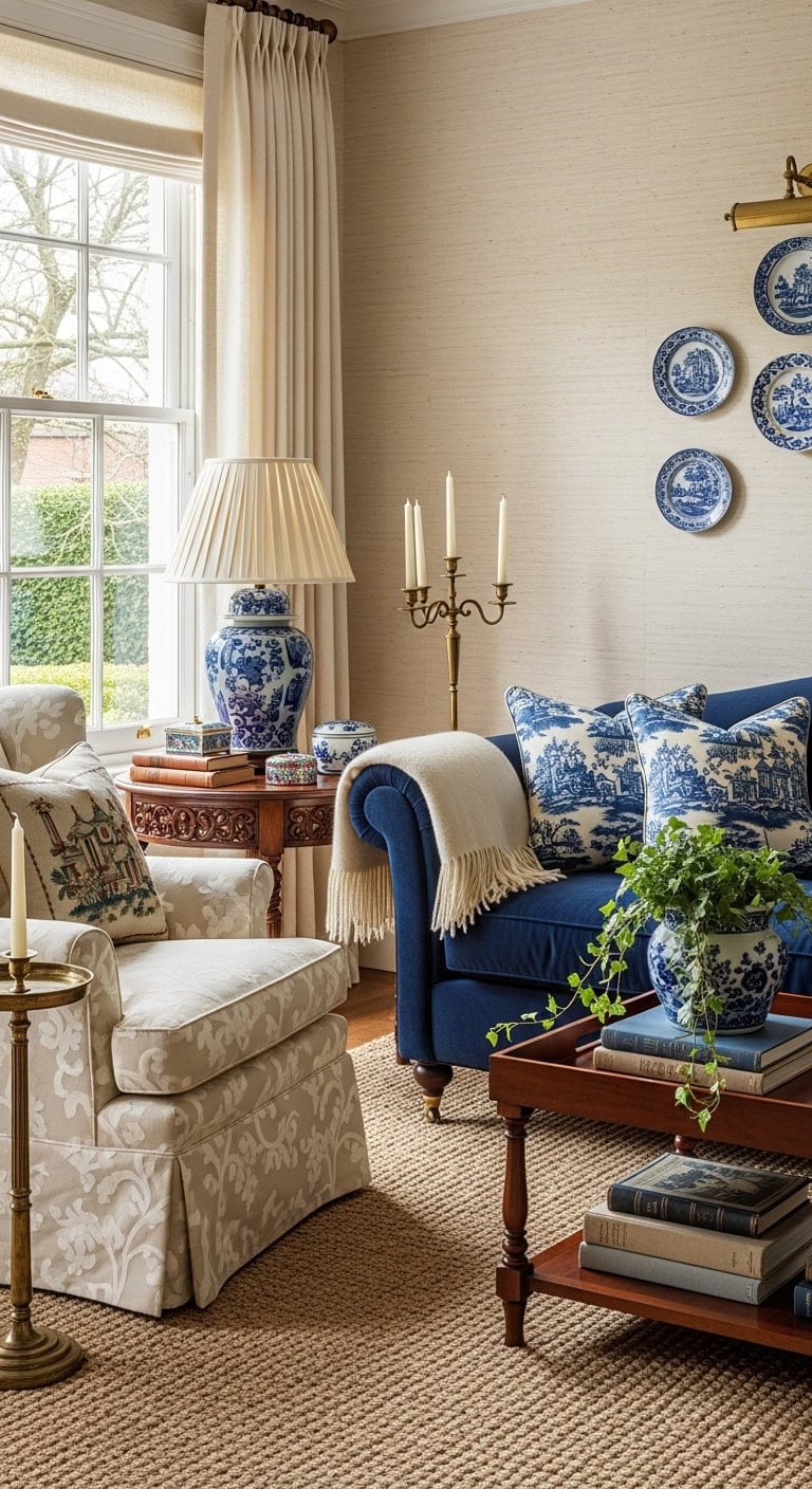 layered textures nostalgic charm grandmillennial style