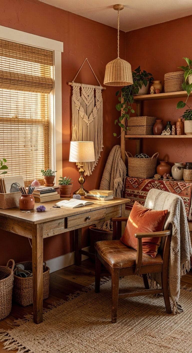 layered warm textured bohemian