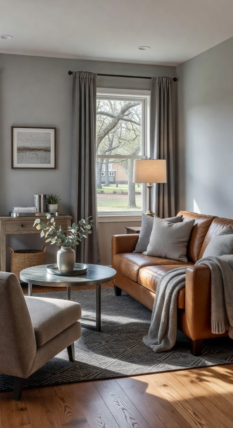 light brown cool gray elegance