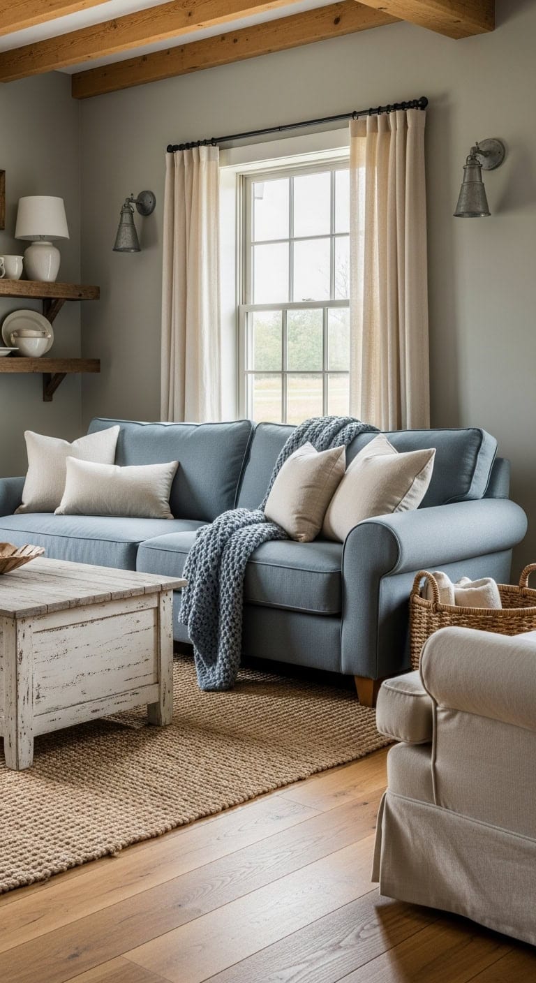 lived in farmhouse charm and softness