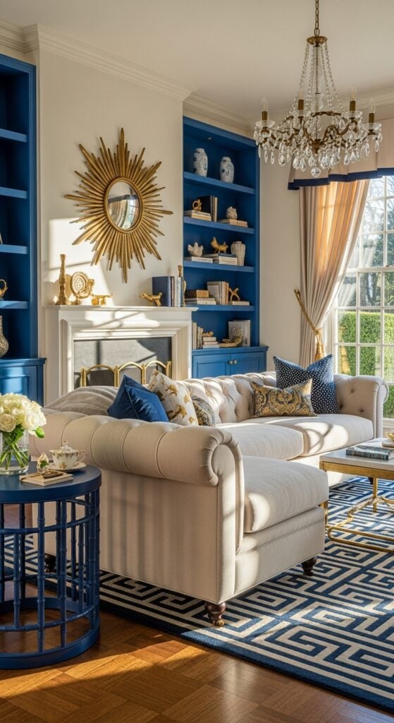 23 Blue and Beige Living Room Ideas That Make This Pairing Work