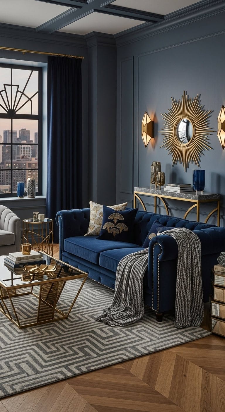 luxurious 1920s geometric glamour retreat