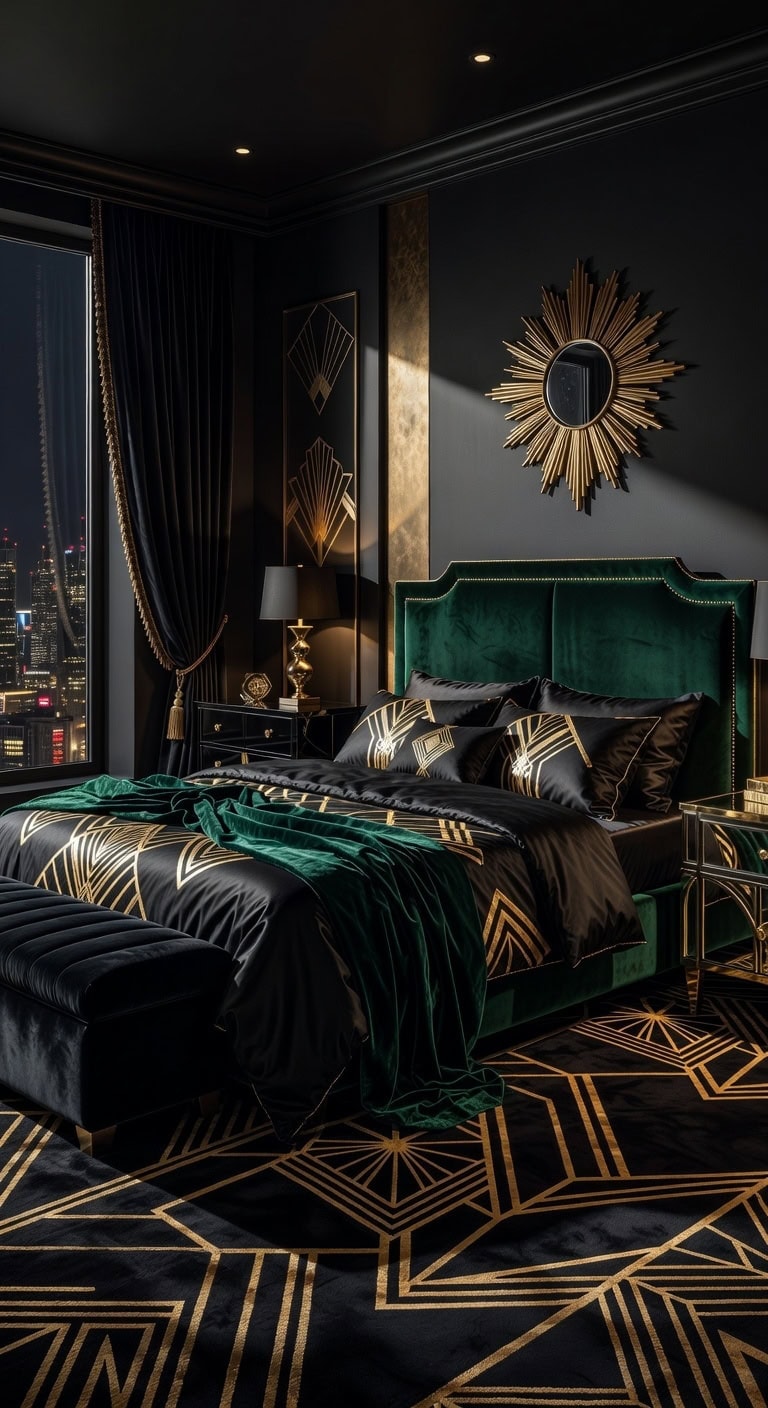 luxurious art deco geometric carpet inspiration