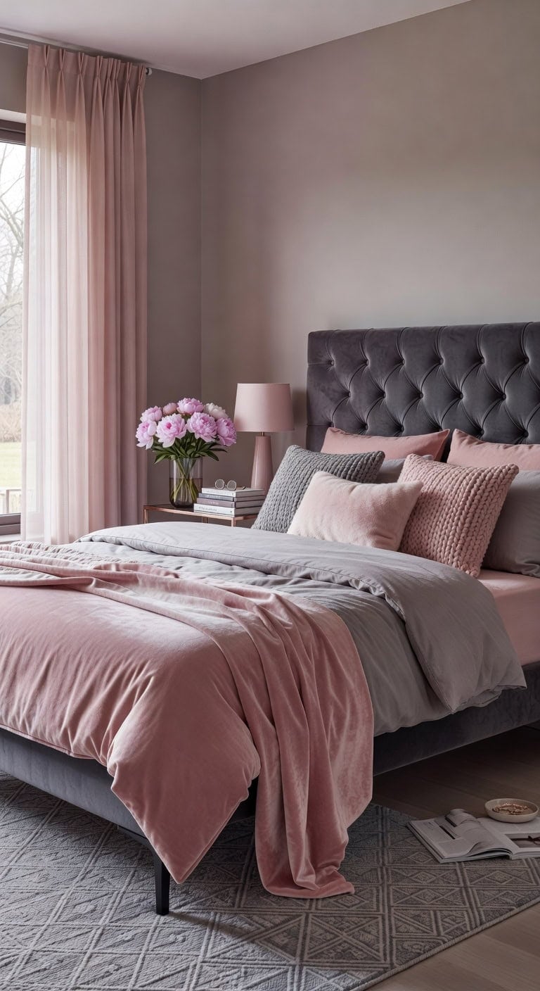 luxurious cozy romantic bedroom retreat