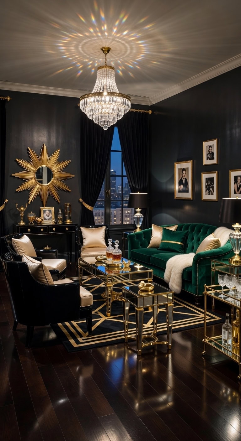 luxurious dramatic glamorous sophisticated