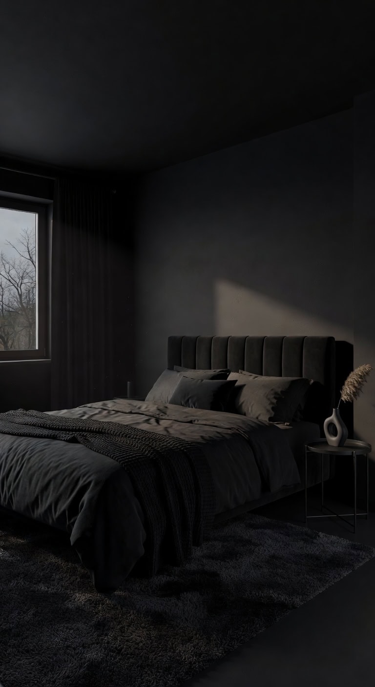 luxurious monochrome bedroom sanctuary