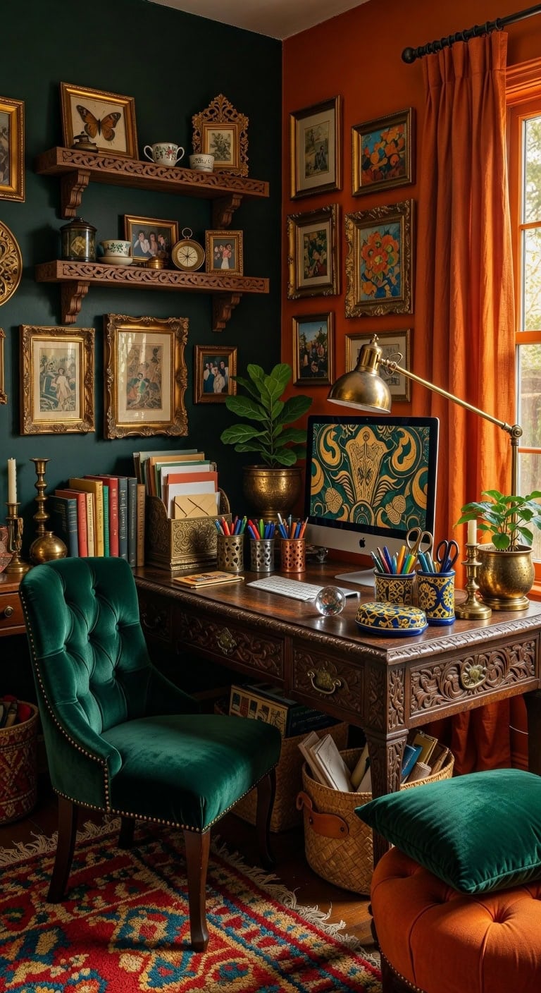 maximalist eclectic personality driven intentional