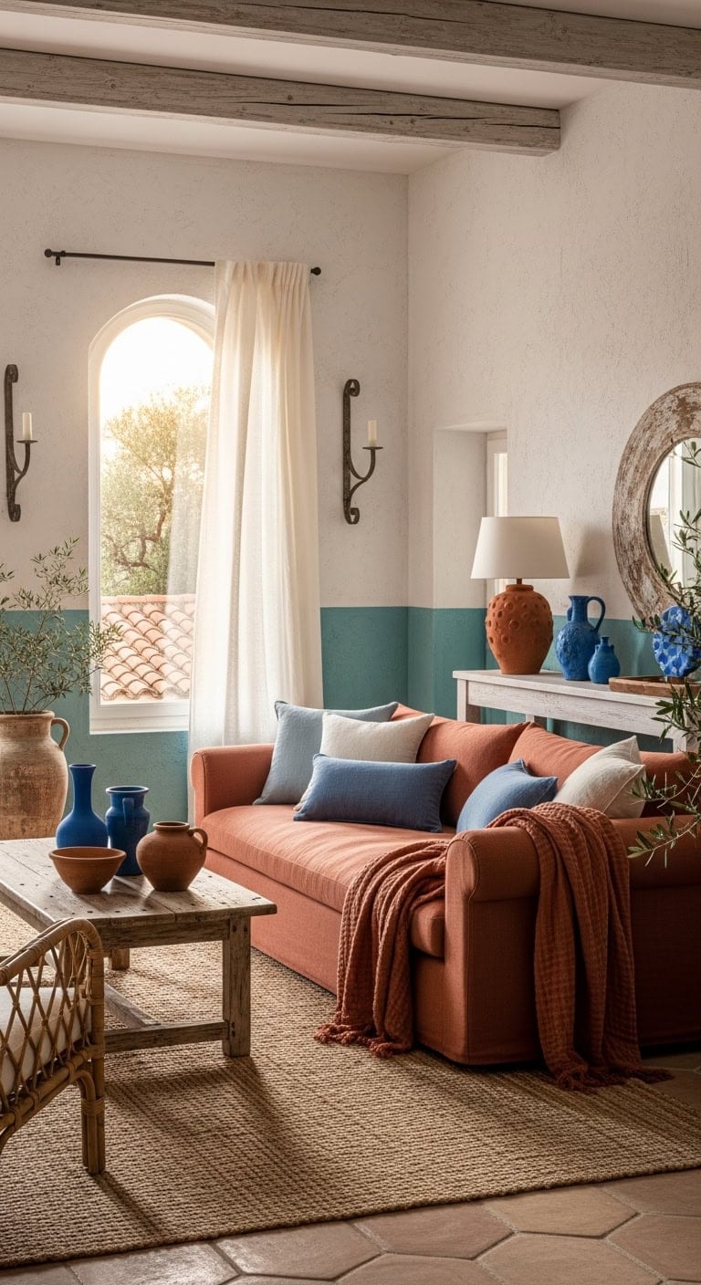 mediterranean coastal rustic retreat