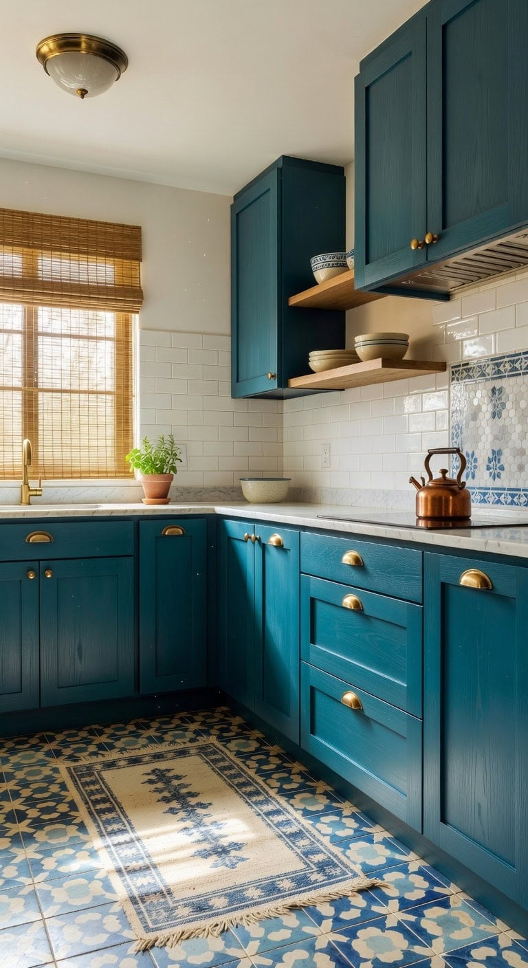 mediterranean inspired kitchen statement