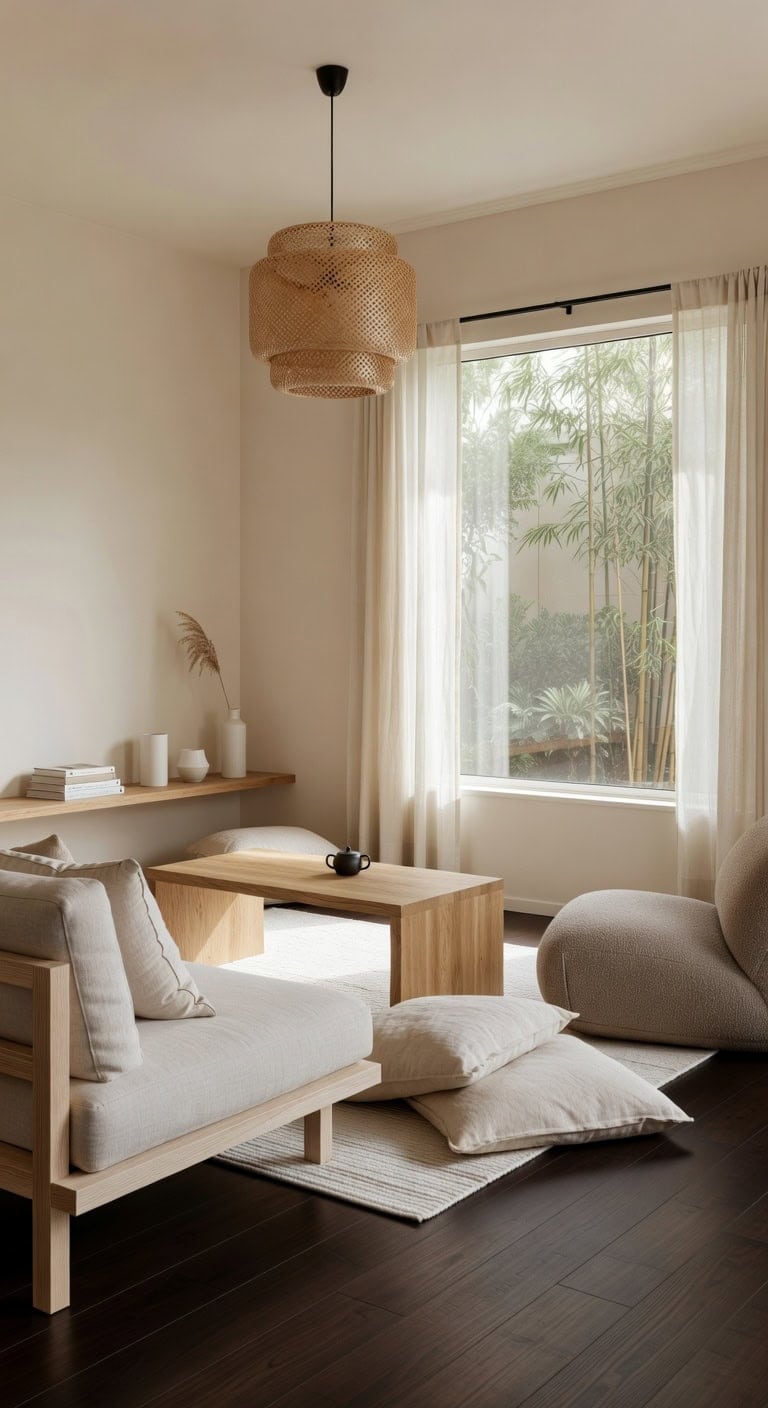 minimalist organic textured balanced