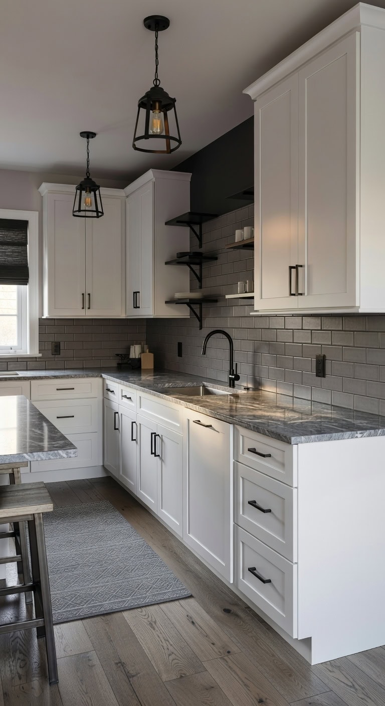 modern industrial steel gray