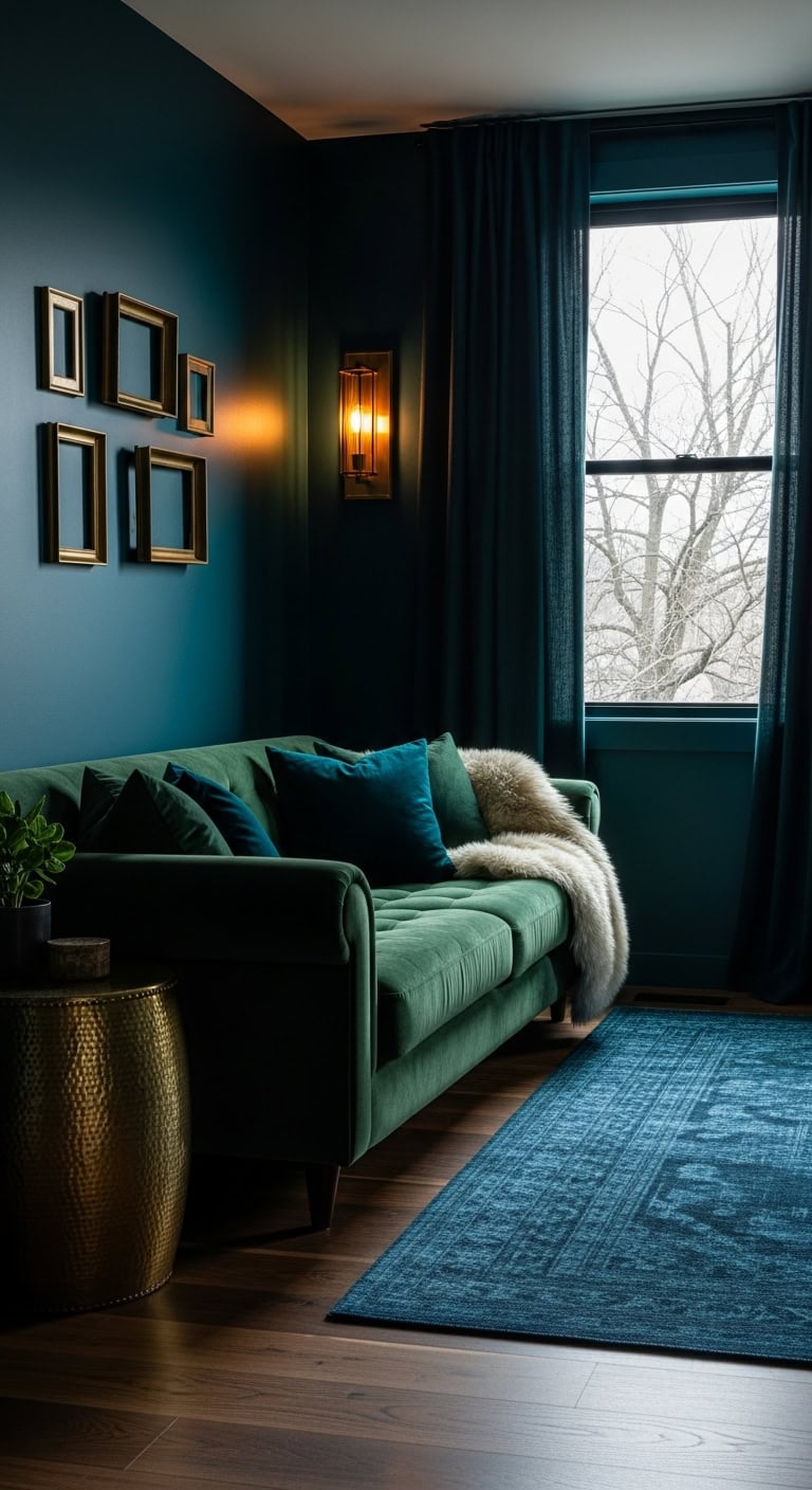 moody cozy sophisticated inviting