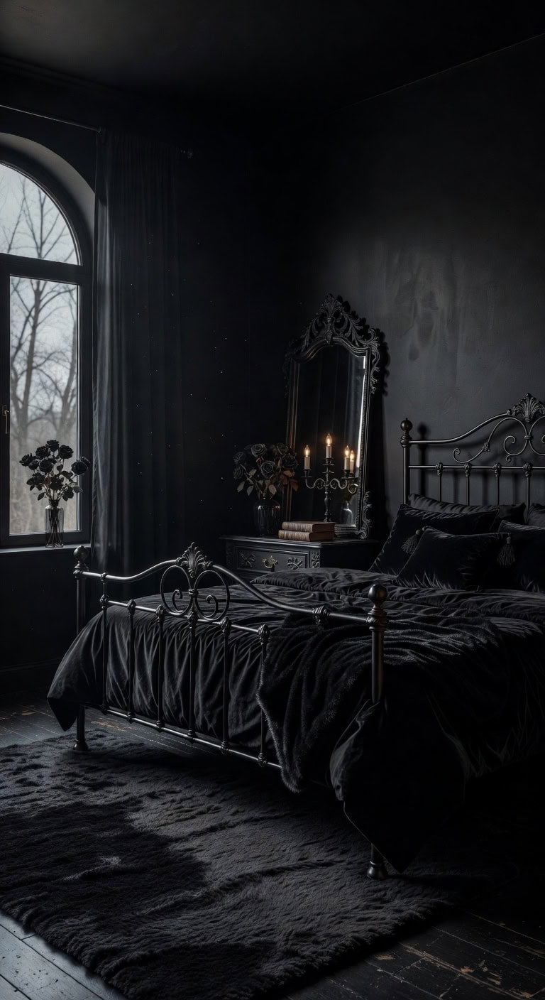 moody gothic cocooning dramatic