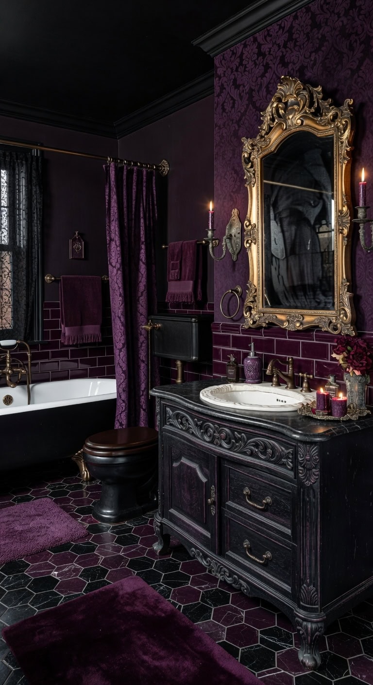 moody sophisticated gothic romantic