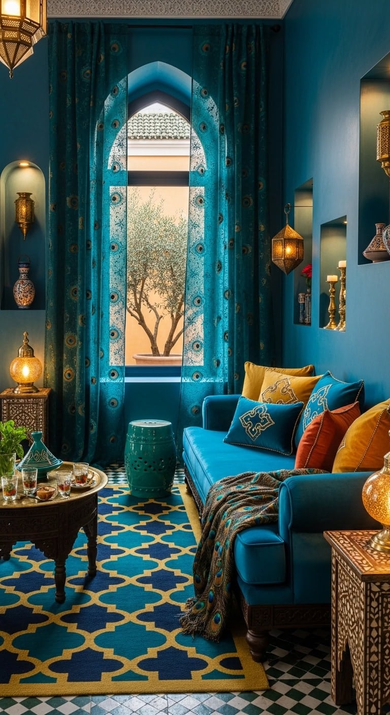 moroccan jewel tones artisan craftsmanship