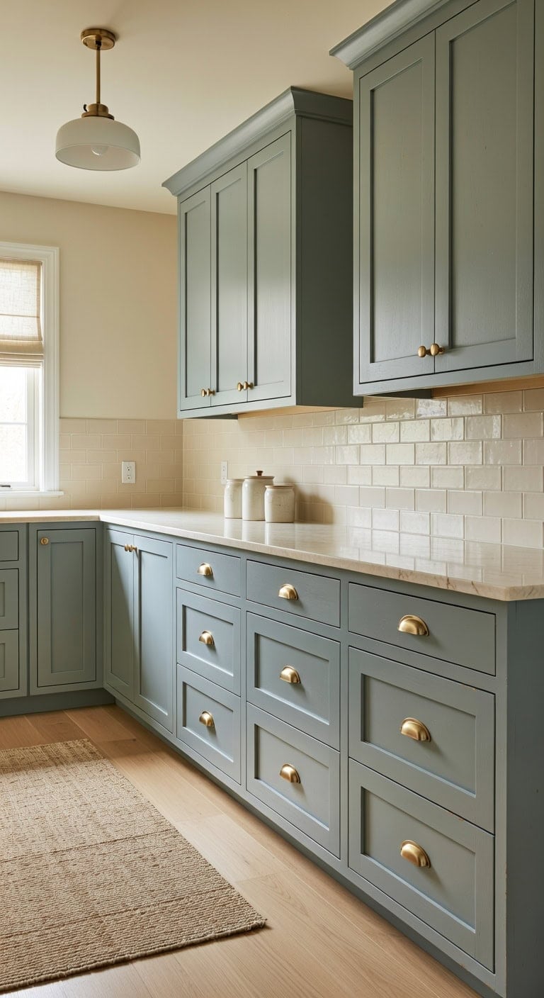 muted relaxed sophisticated kitchen style