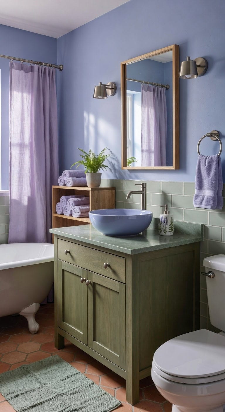 nature inspired bathroom harmony