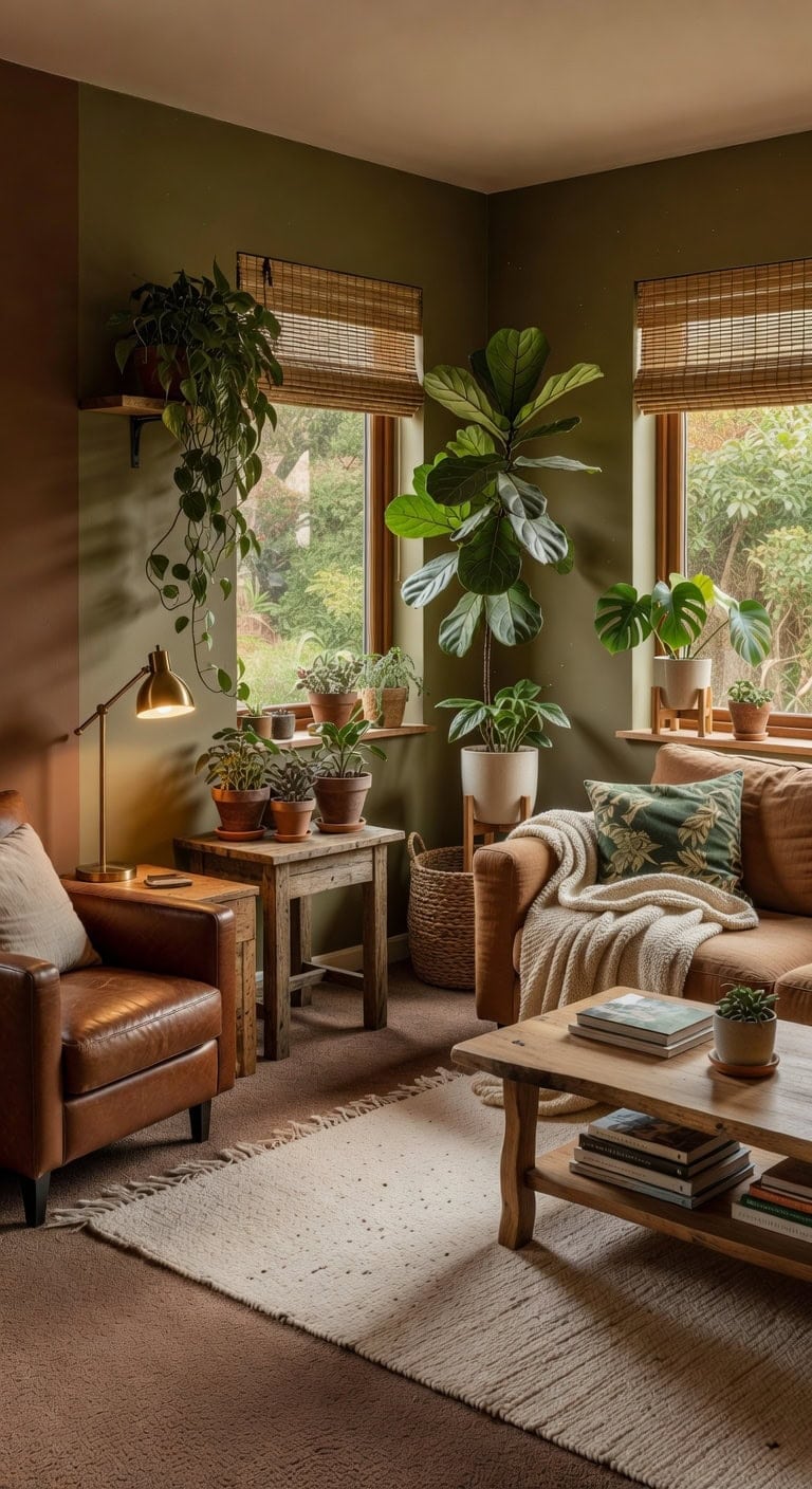 nature inspired living room