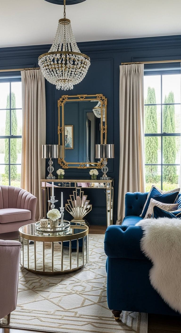 opulent reflective glamorous sophisticated