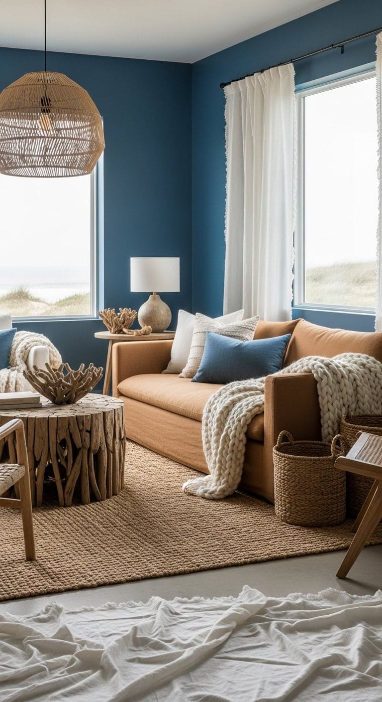 organic modern coastal textured serenity