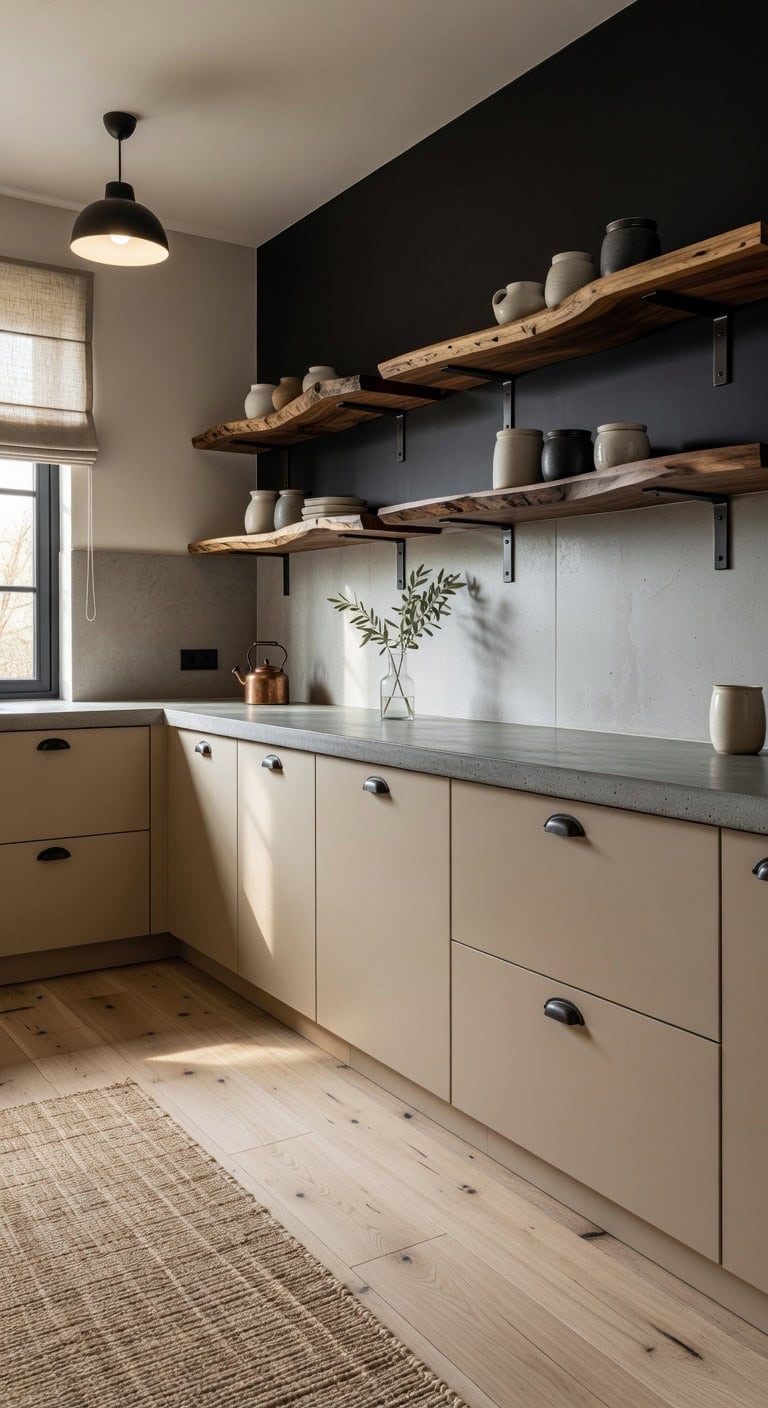 organic modern kitchen live edge appeal