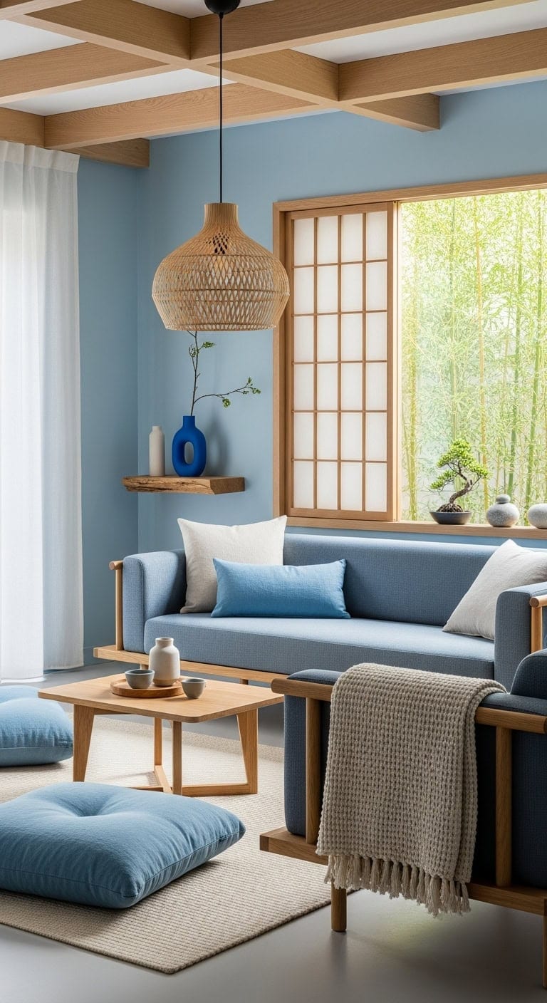 peaceful japanese zen living sanctuary