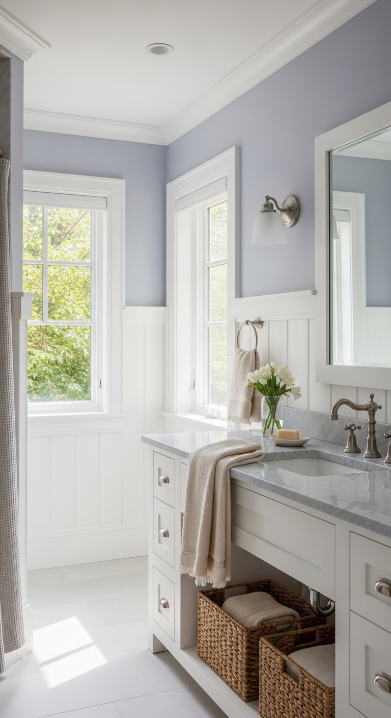 purple bathroom decor ideas