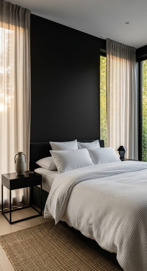 23 Modern Black Bedroom Ideas That Redefine Dark Elegance