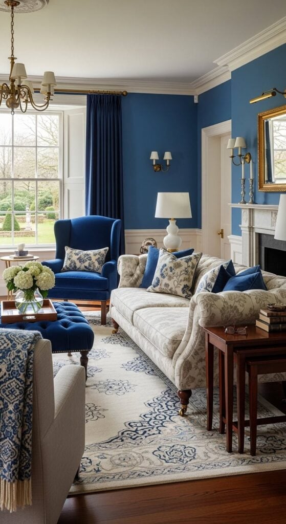 23 Blue and Yellow Living Room Designs for Playful, Optimistic Vibes