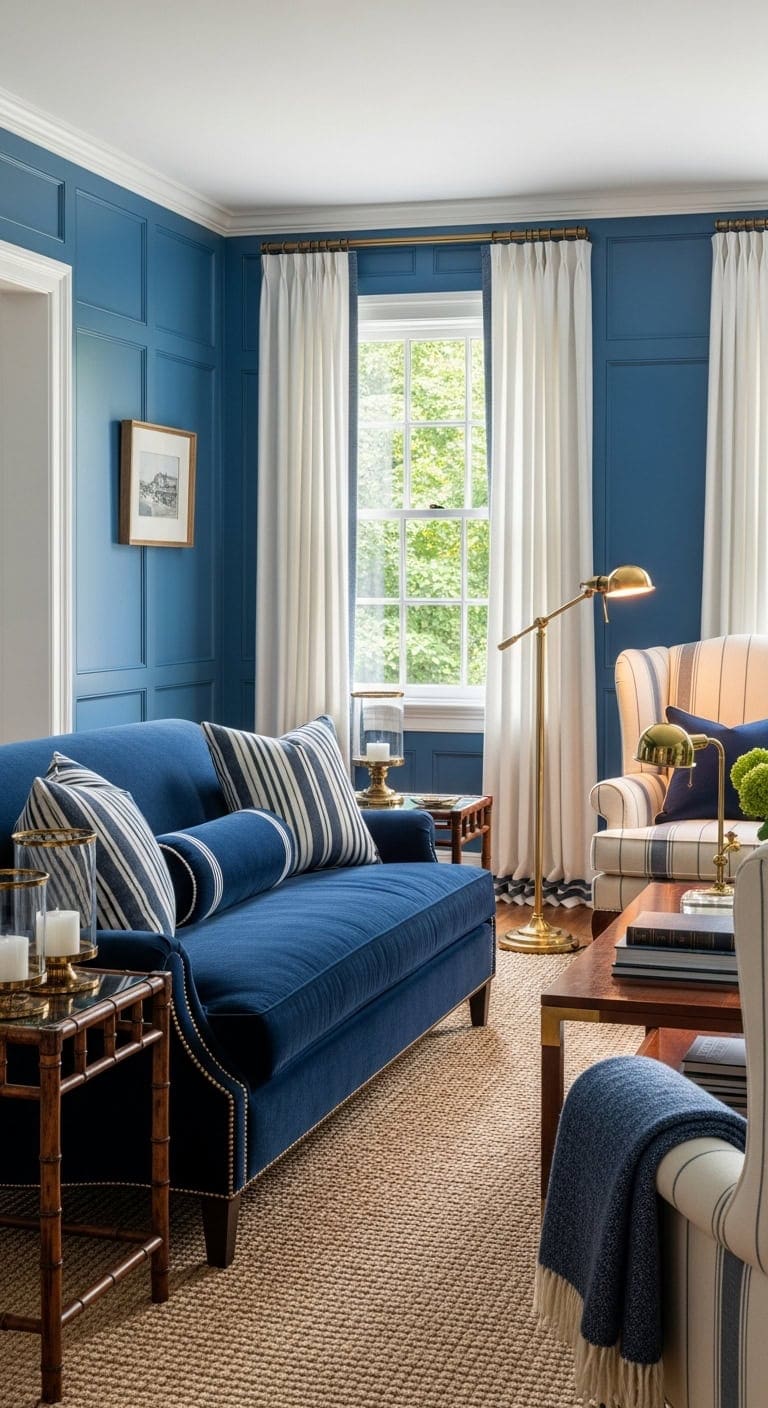 refined preppy paneling elegance