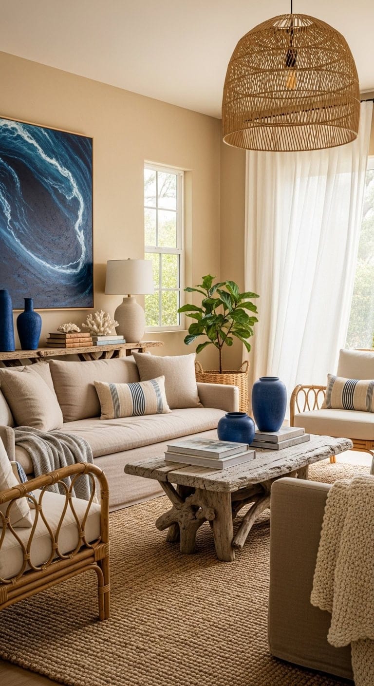 relaxed coastal california beach house retreat