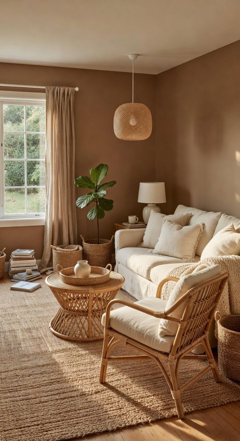 relaxed coastal inspired living room retreat